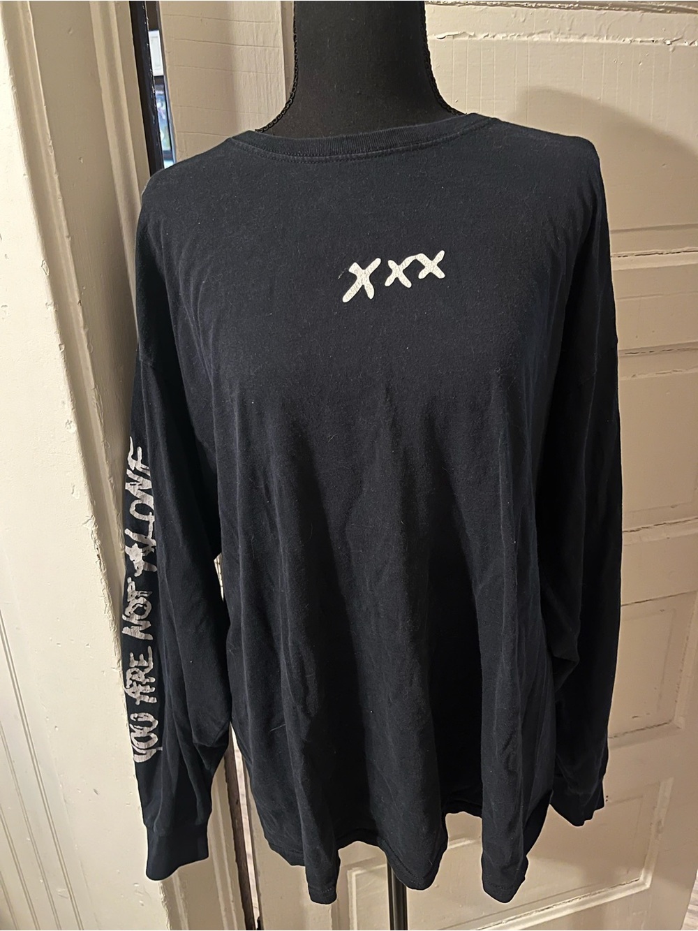XXXTentacion You Are Not Alone Long Sleeve Concert Graphic Tee - Picture 2 of 7